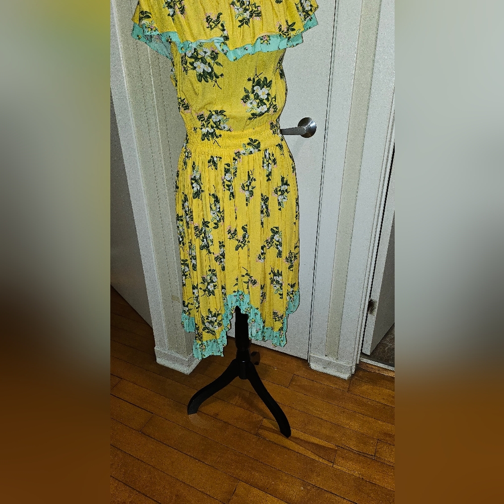 Floral Yellow Dress